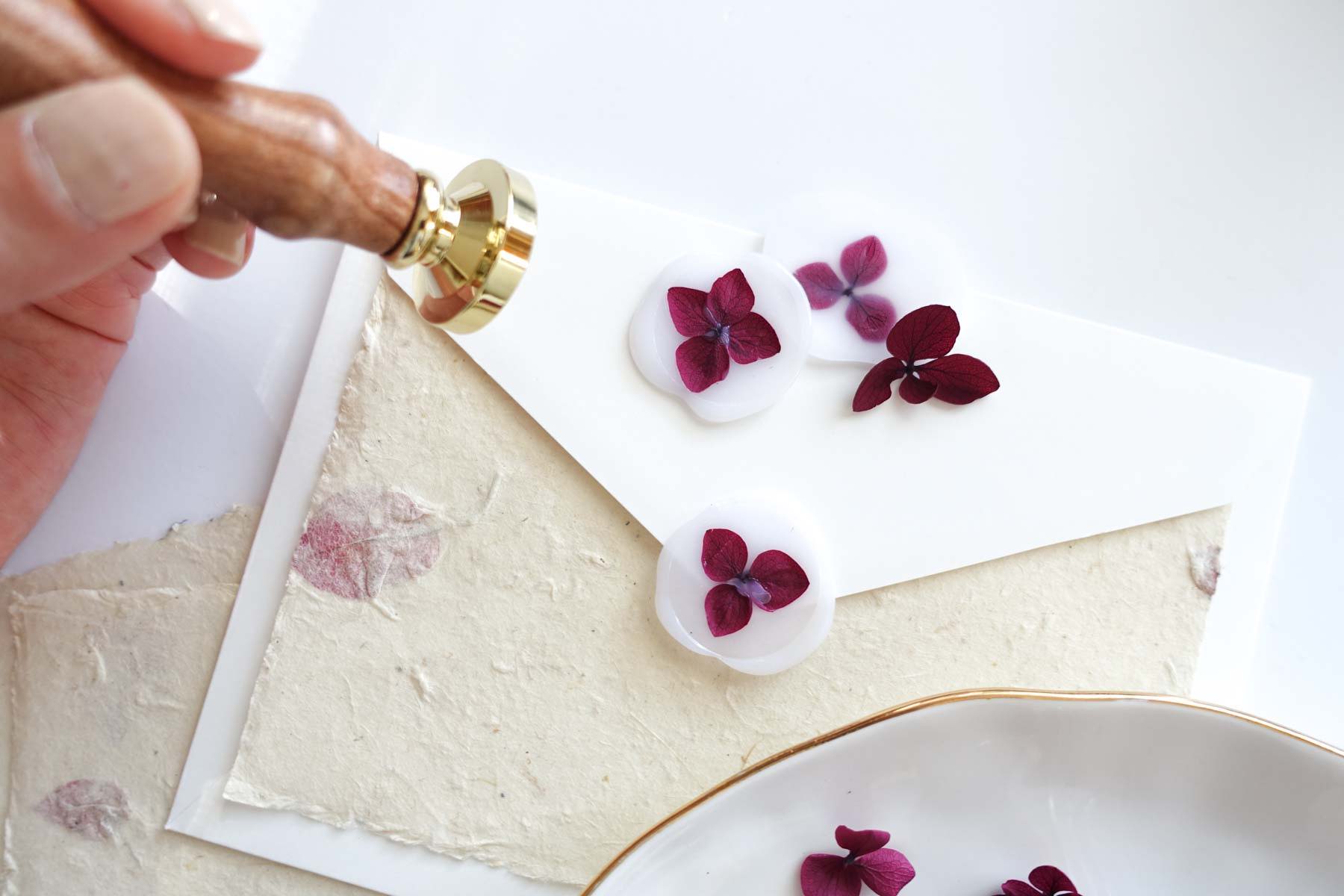 How To Wax Seal Dried Flowers