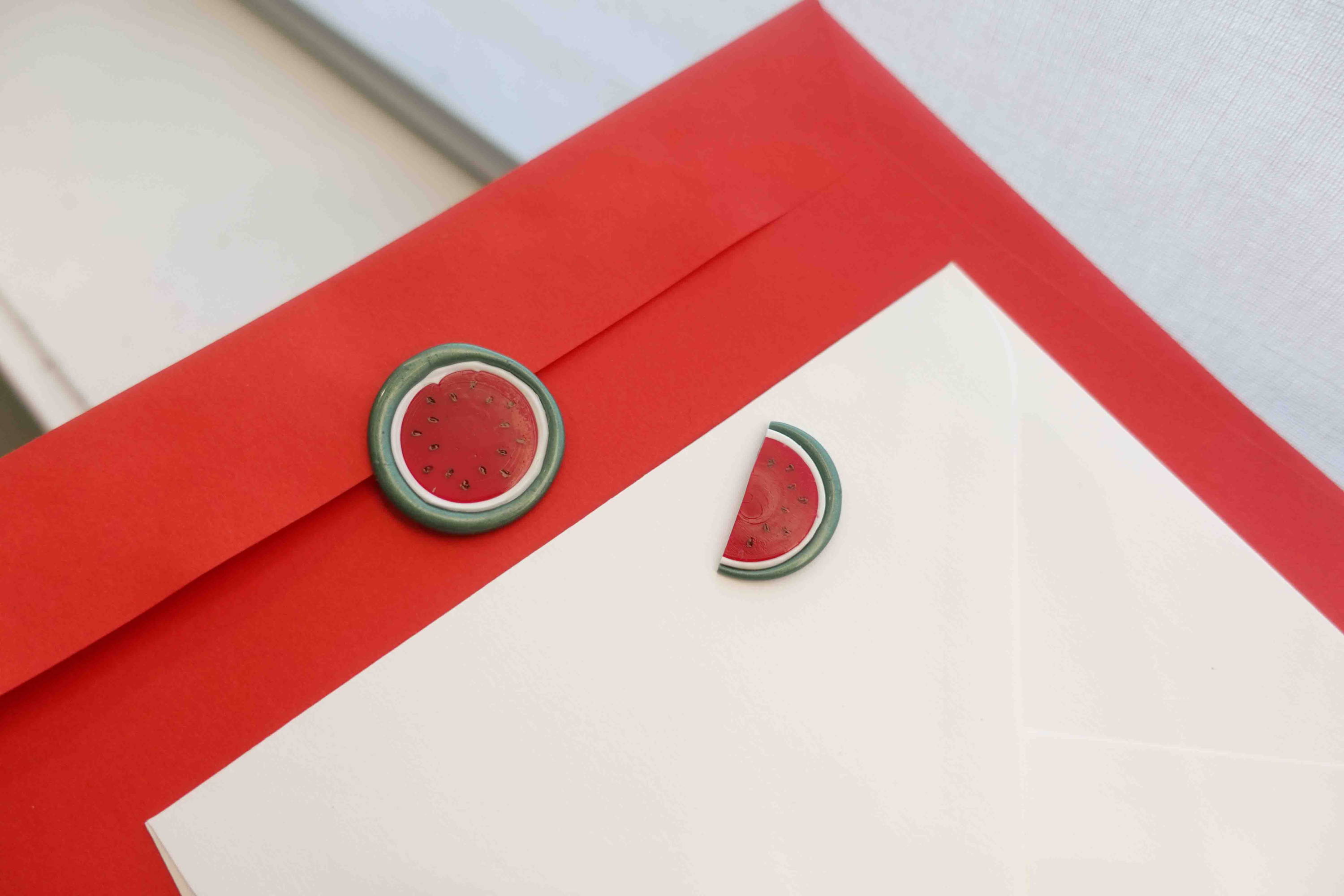 How To Make A Watermelon Wax Seal