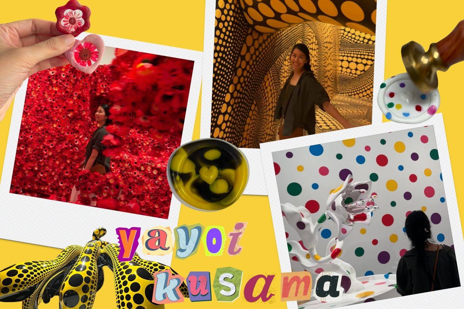 3 Wax Seals inspired by the Yayoi Kusama Exhibit