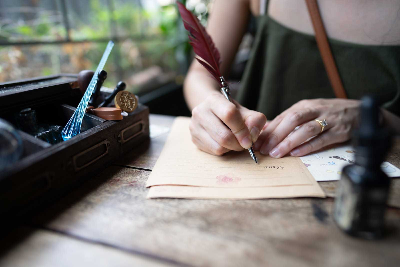 Letter Writing & Reading Cafe in Tokyo Japan