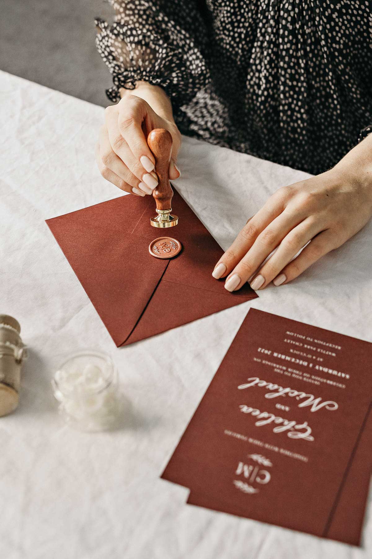 Wax seal wedding invitations 60 photos Astyledwedding com