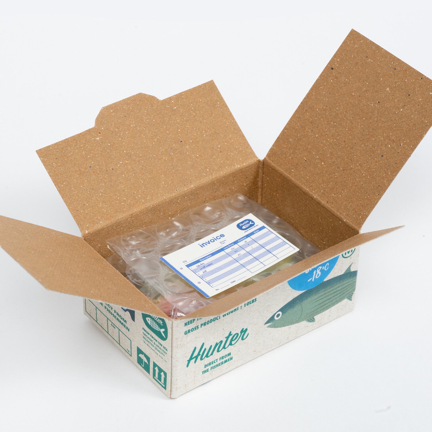 Fish | Small Box of Flake Stickers | Haco Seal