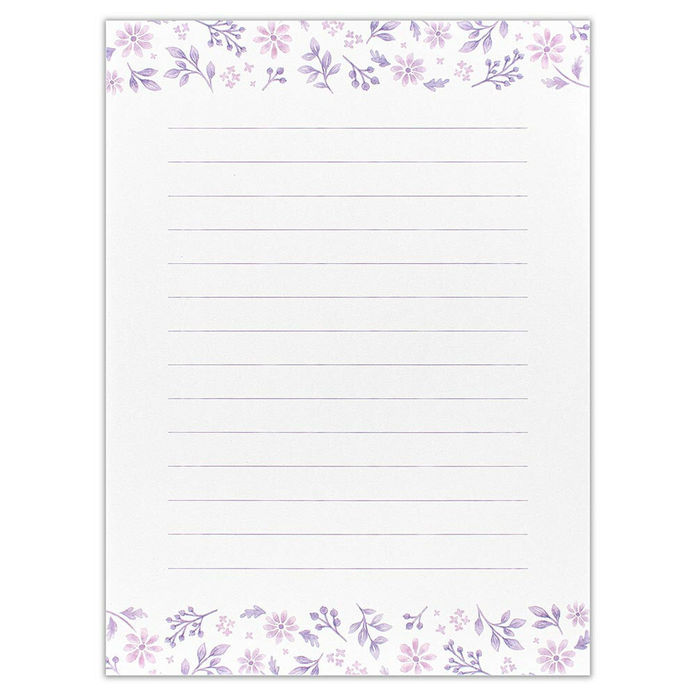 Lilac 'Palette' Assorted Letter Writing Set