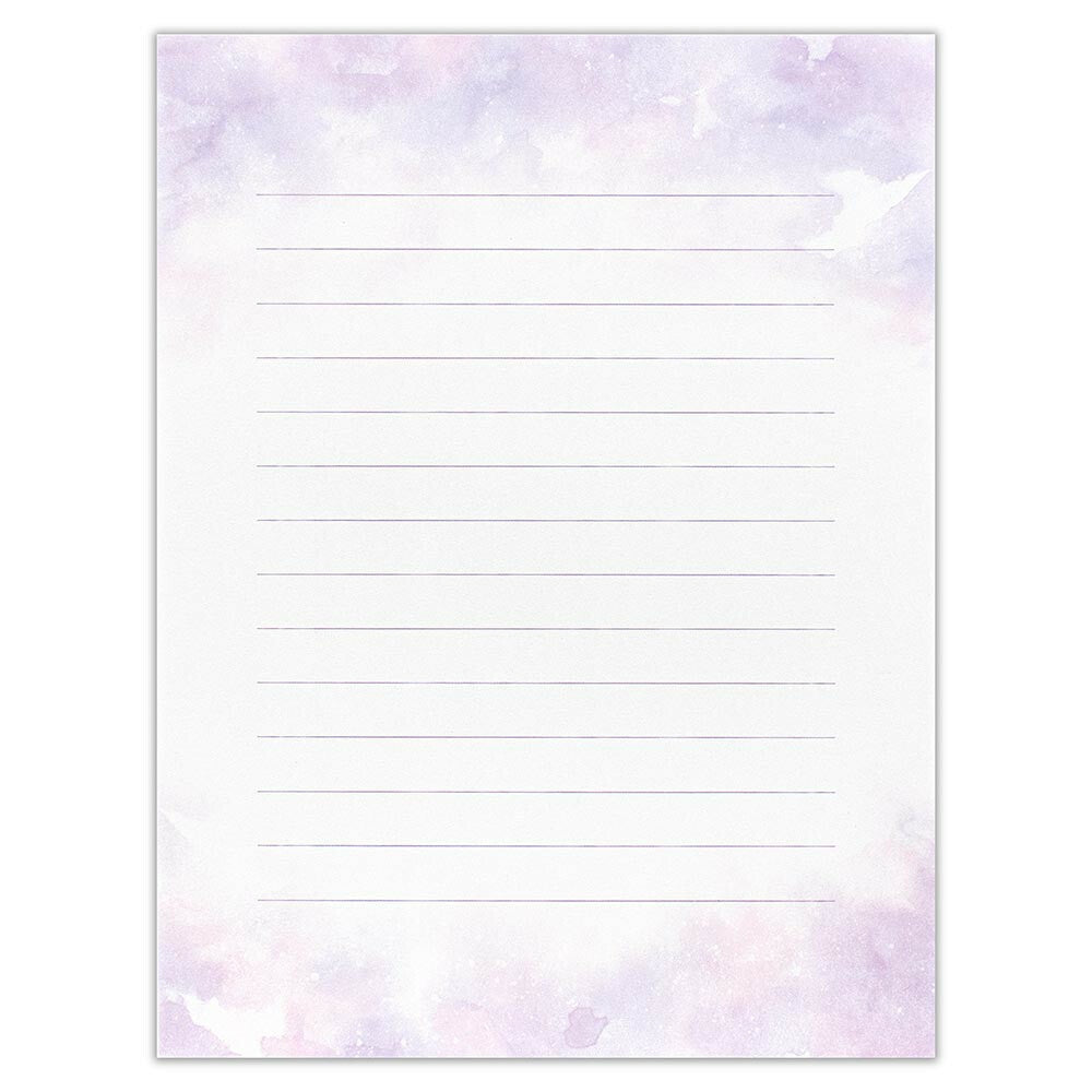Lilac 'Palette' Assorted Letter Writing Set