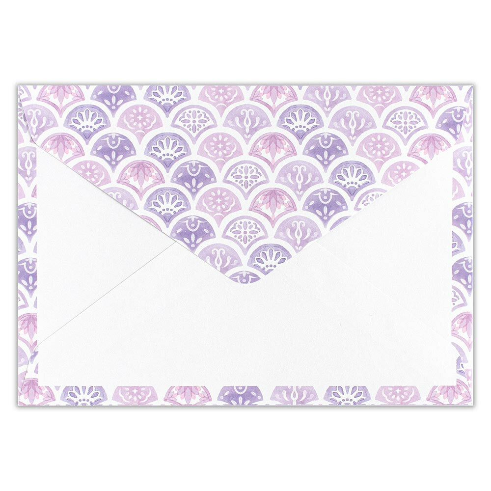 Lilac 'Palette' Assorted Letter Writing Set