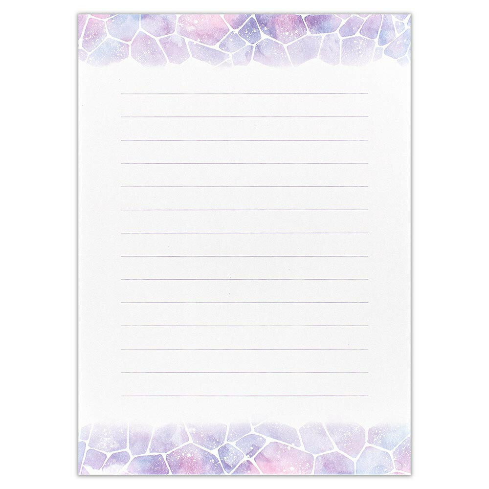 Lilac 'Palette' Assorted Letter Writing Set