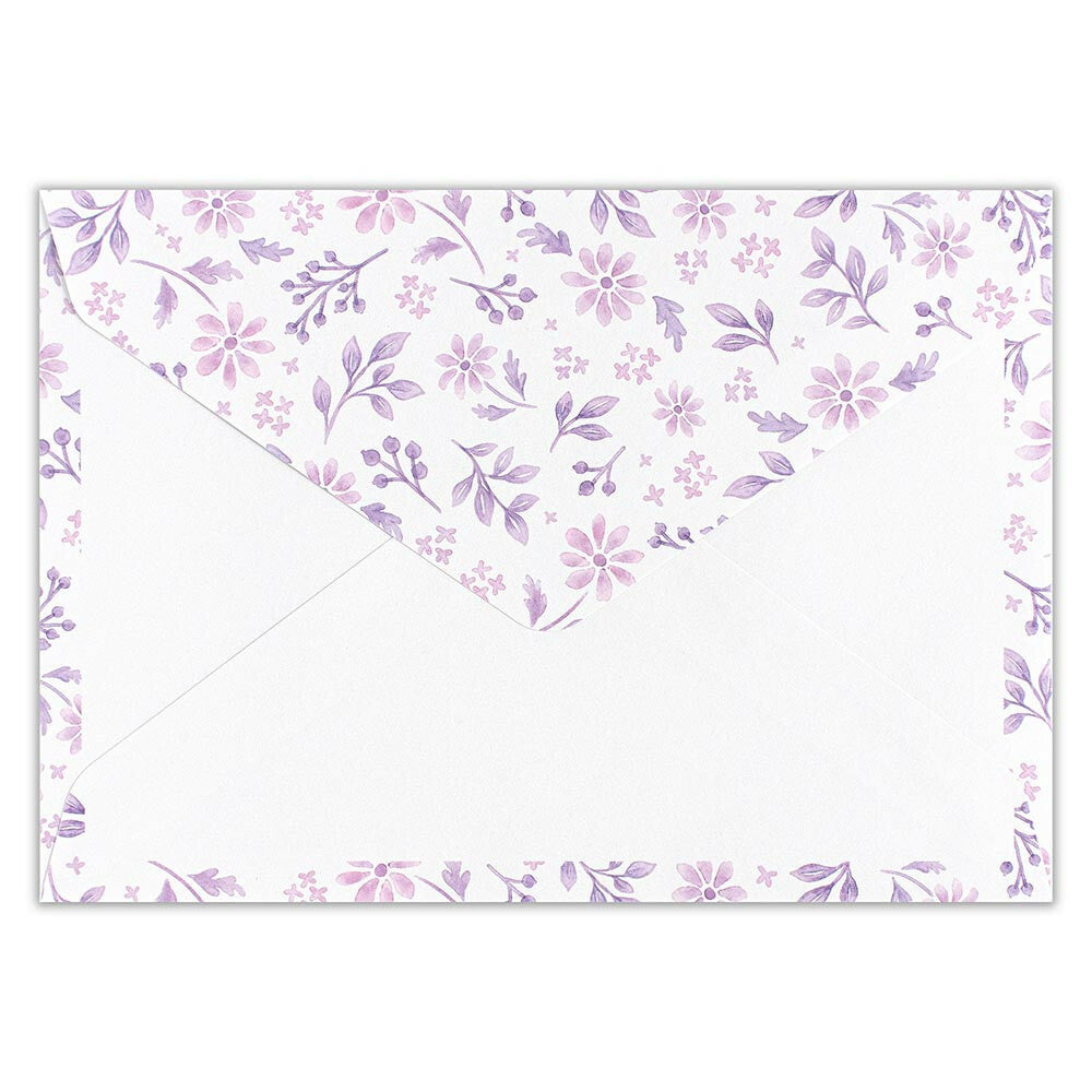 Lilac 'Palette' Assorted Letter Writing Set