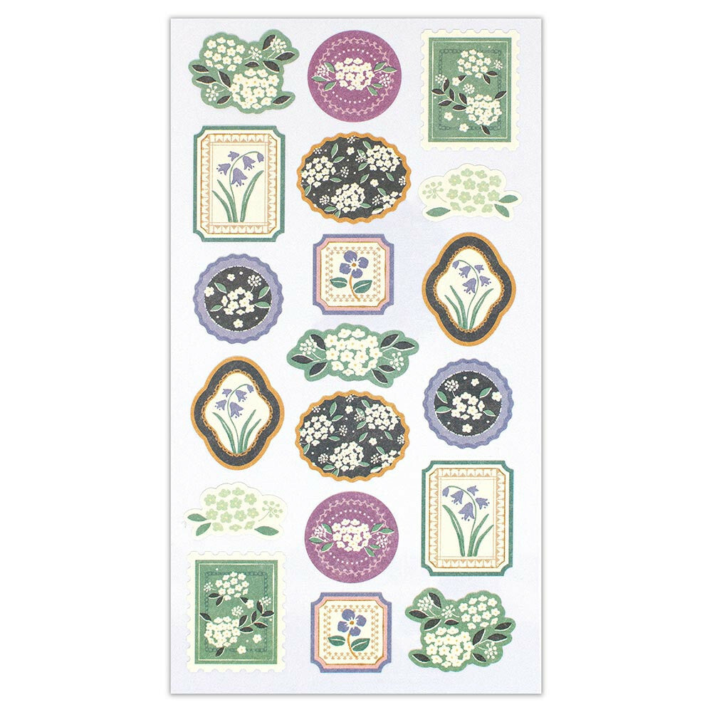 Hydrangea Sticker Seals | 'Wanowa' Series | Stickers Sheet