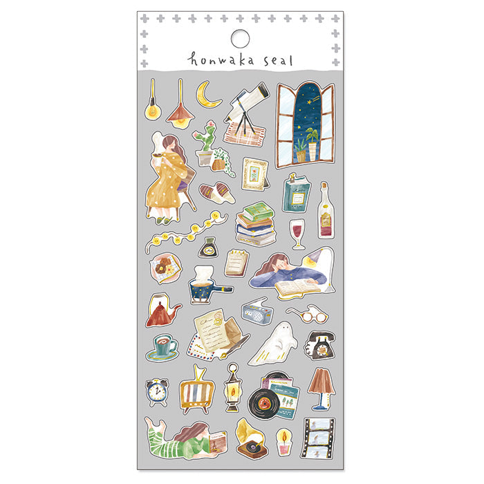 Staying Up Late 'Honwaka Seal' Sticker Sheet
