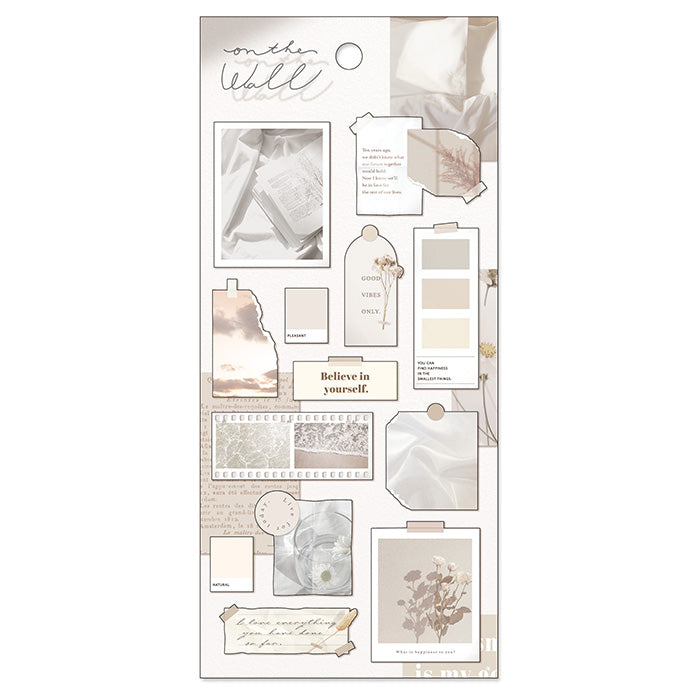 Beige 'On The Wall' Sticker Sheet