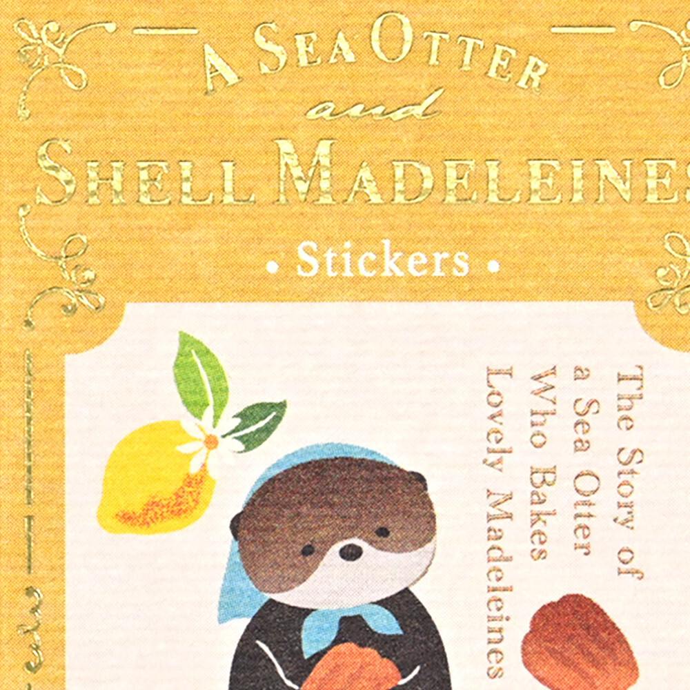 A Sea Otter And Shell Madeleines 'Ressa' Matchbox Flake Stickers