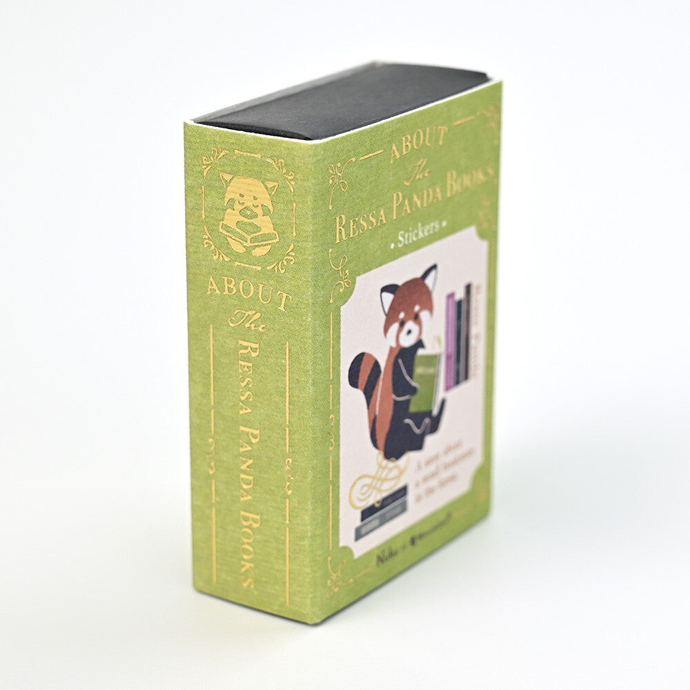 About The Ressa Red Panda Books 'Ressa' Matchbox Flake Stickers