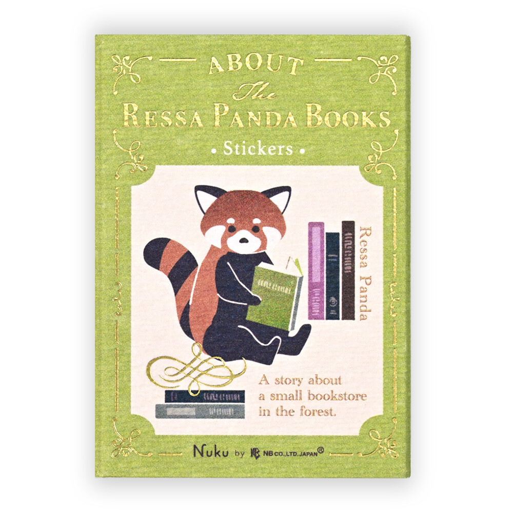 About The Ressa Red Panda Books 'Ressa' Matchbox Flake Stickers