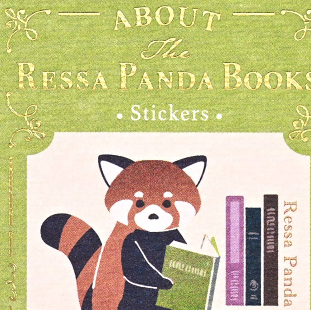 About The Ressa Red Panda Books 'Ressa' Matchbox Flake Stickers