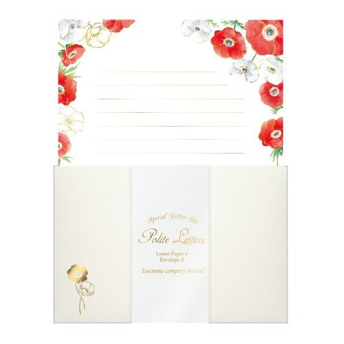 Anemone  'Polite Letters' Letter Writing Set