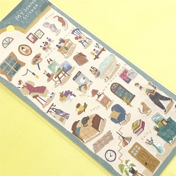 Art & Craft Time 'My Home' Series Stickers Sheet