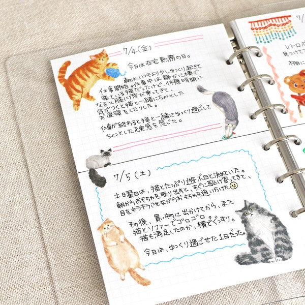 Cats 'Heart Flutter' Stickers Sheet