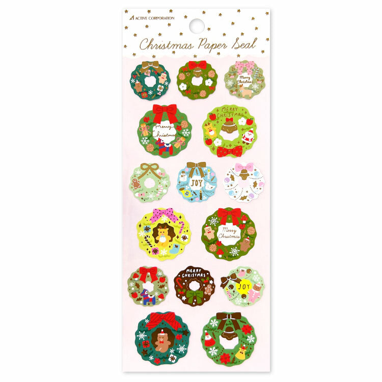 Christmas Wreaths Assorted | Sticker Sheets