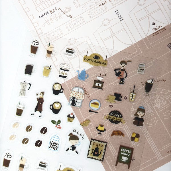 Coffee Time 'Shinzi Katoh' Planner Sticker Sheet