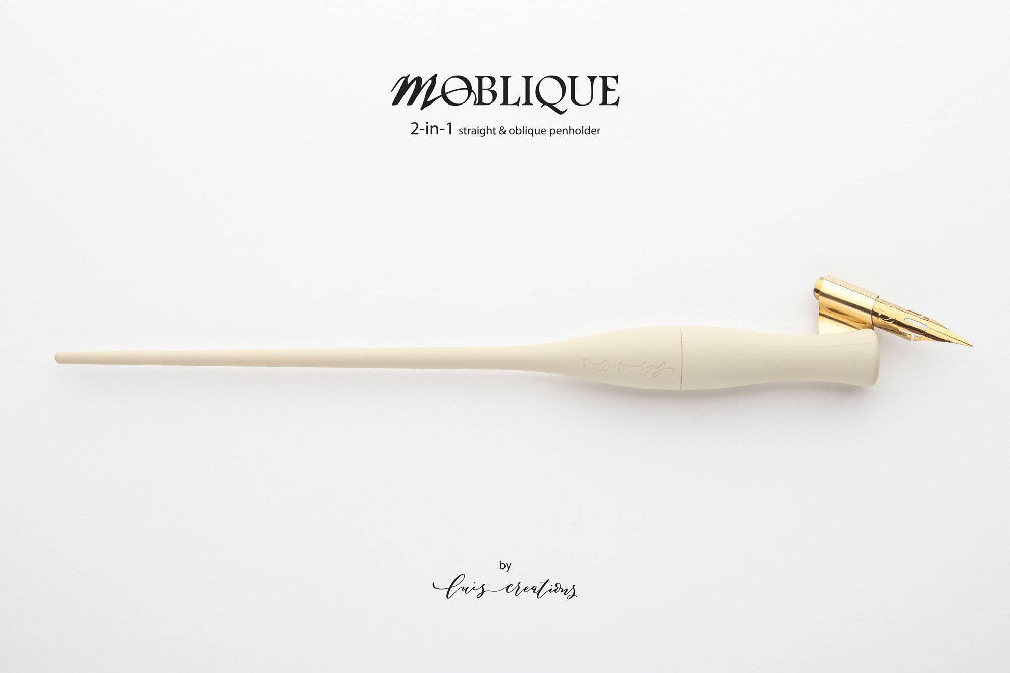 Moblique Dead Sea Clay | Calligraphy 2-in-1 Oblique Penholder Luis Creations