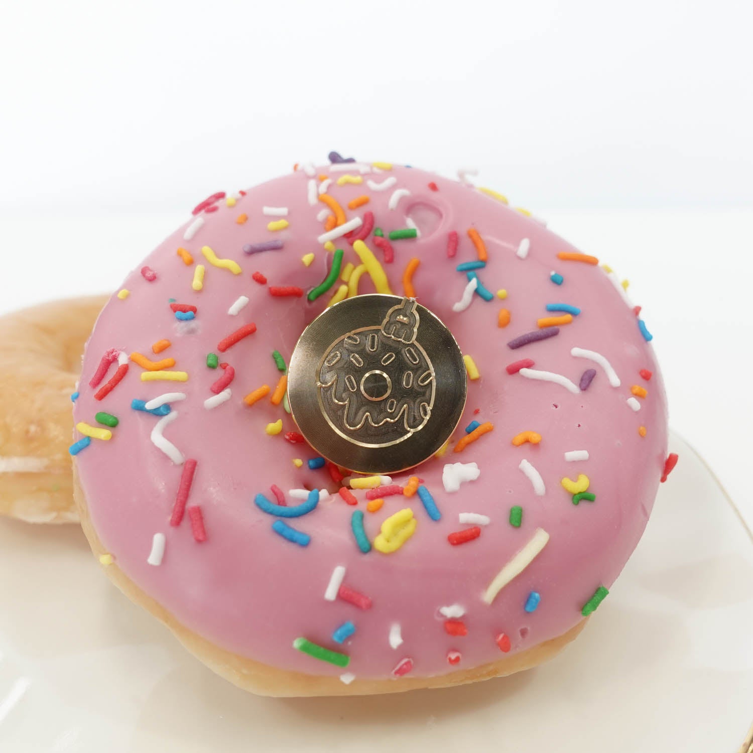 Donut bauble ornament christmas wax seal stamp fiona ariva australia