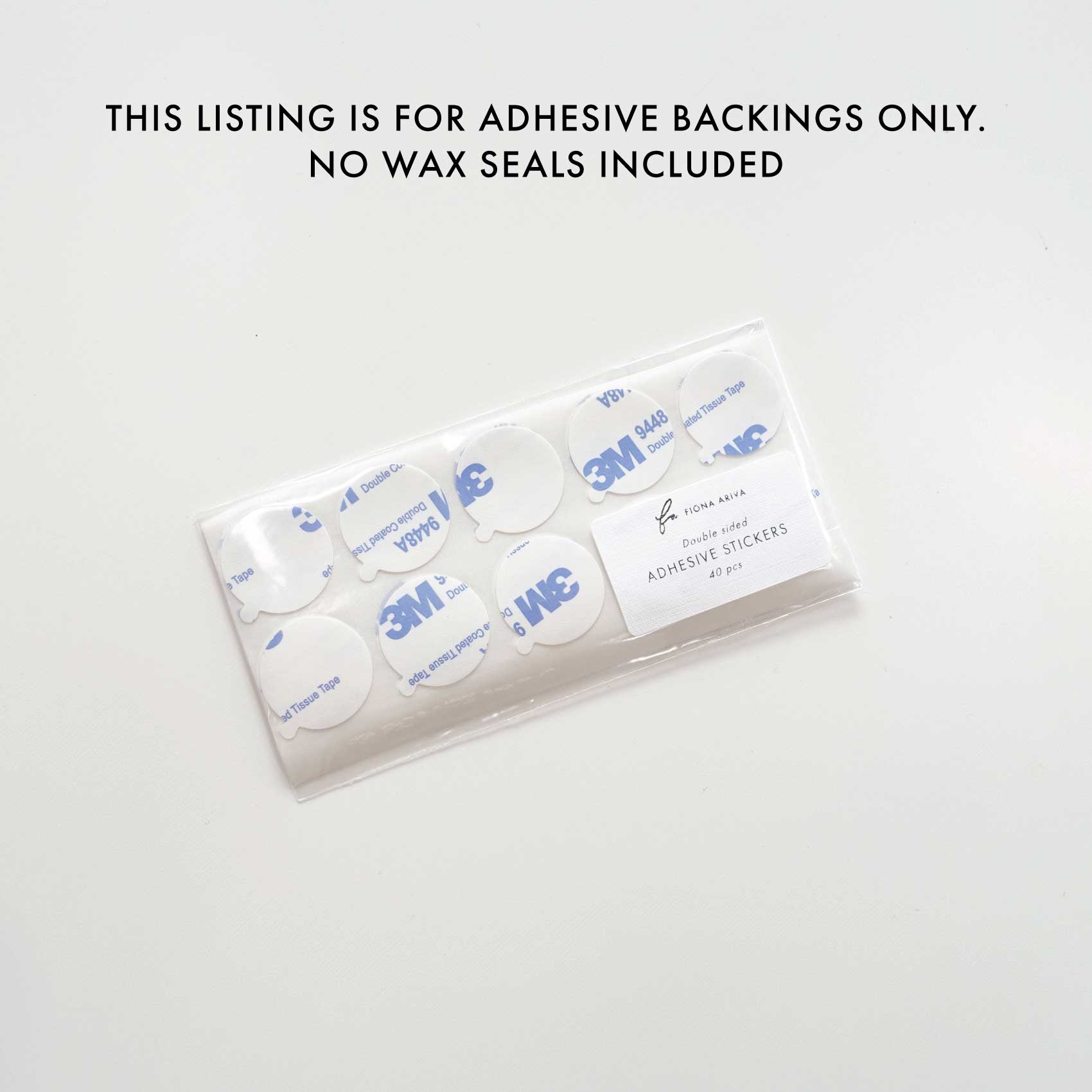 Double sided adhesive tape 3M round wax seal Australia