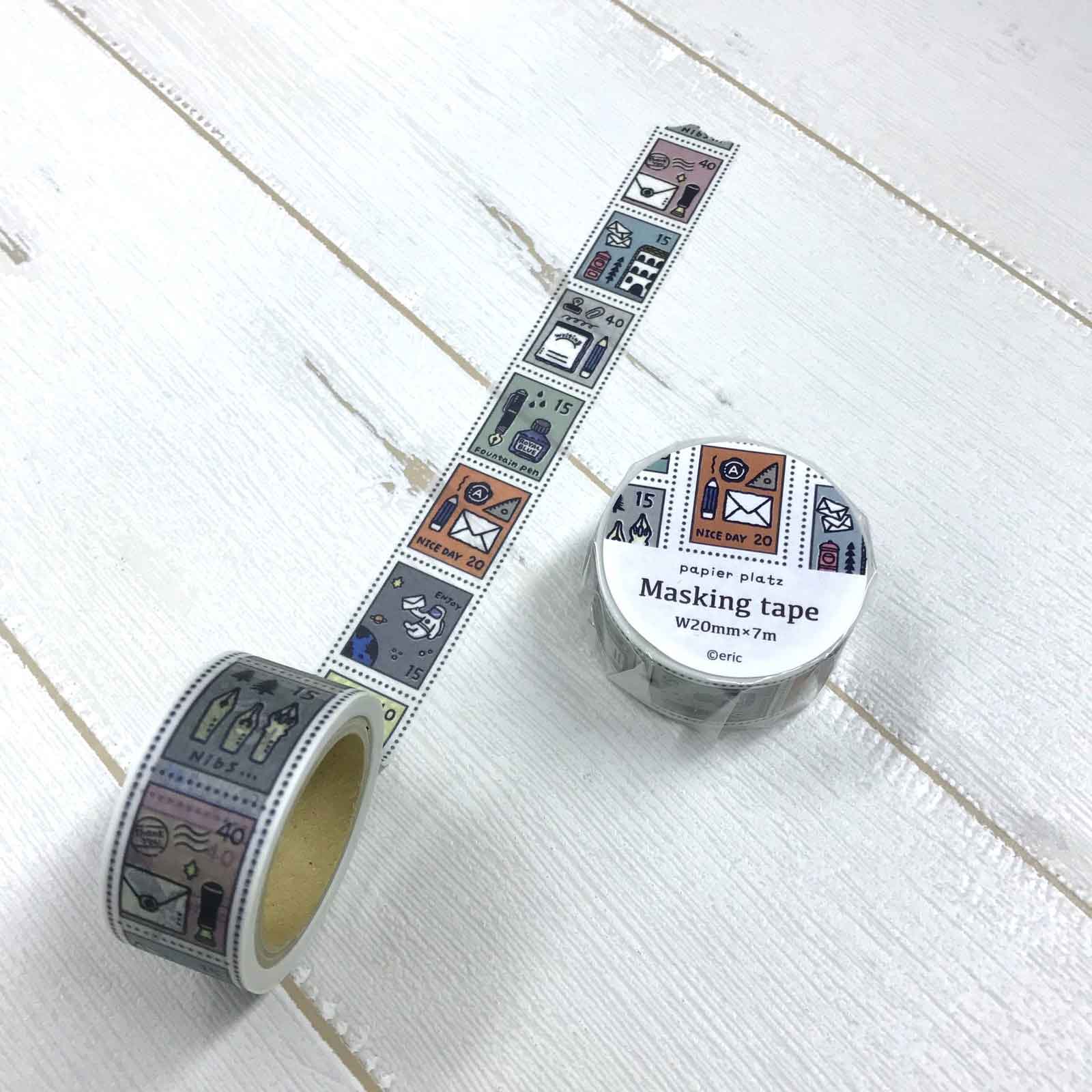Postage Stamp Stationery | Washi Tape | Eric Small Things x Papier Platz