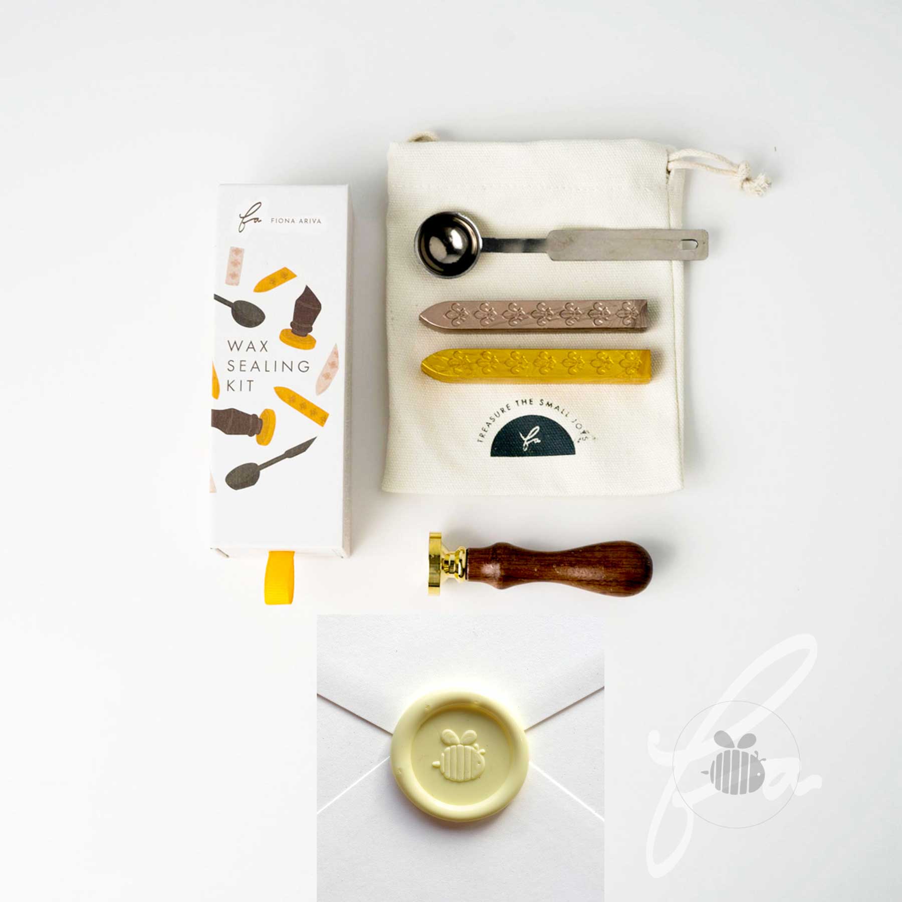 cute bee kids mini wax seal kit australia fiona ariva