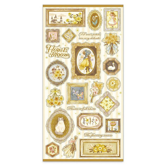 Flowers Bloom | Mustard Yellow 'Choupinet Seal' Sticker Sheet