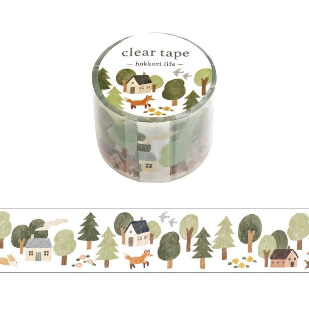 Fox Forest Cottage Clear Washi Tape Mind Wave