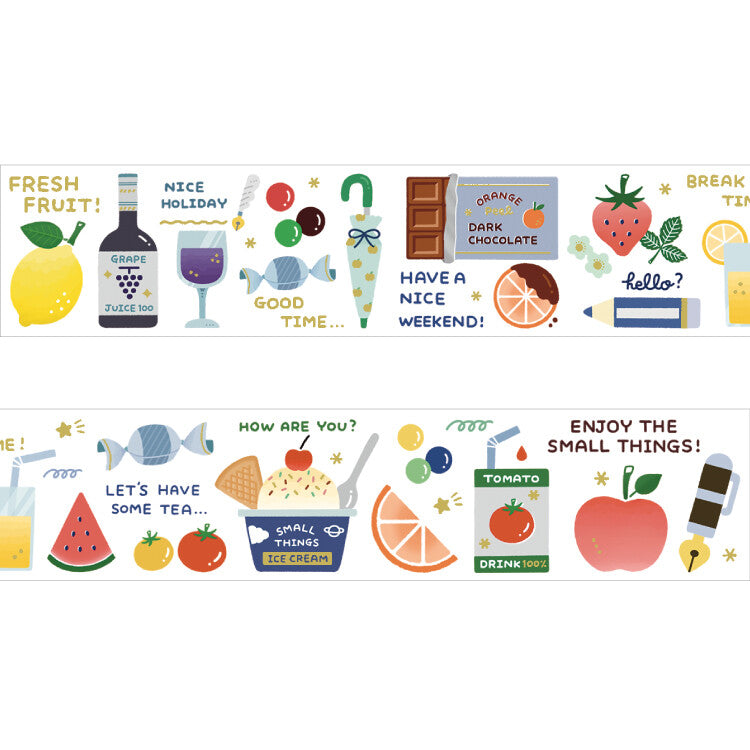 Fruit & Snacks | Washi Tape | Eric Small Things x Papier Platz