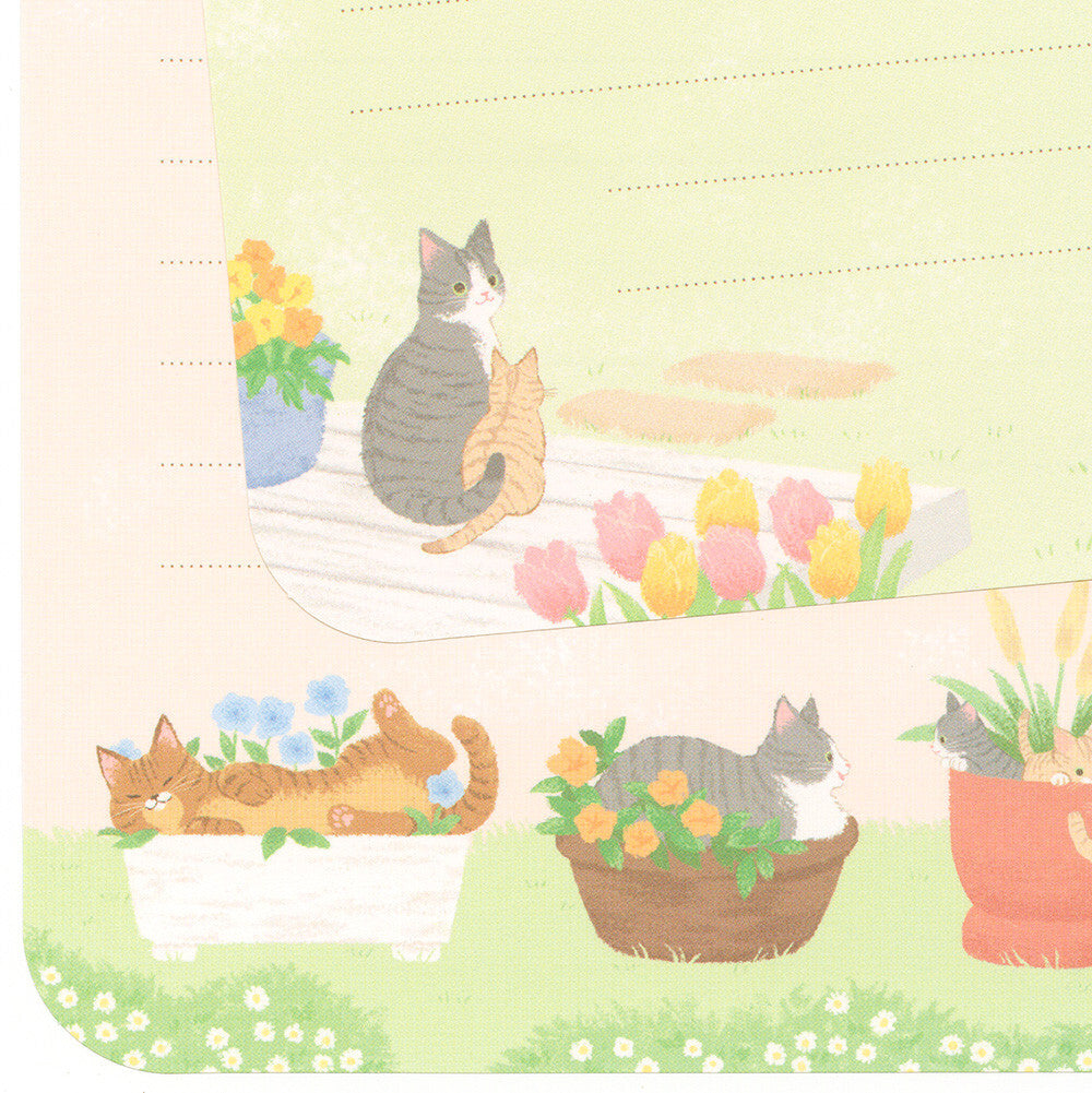 Garden Cats 'Nyan Tom' Letter Writing Set
