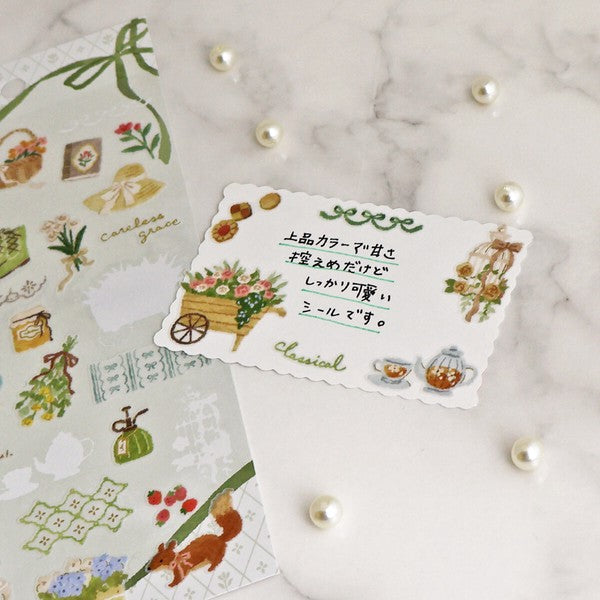 Gardening 'Chic Mignon' Stickers Sheet