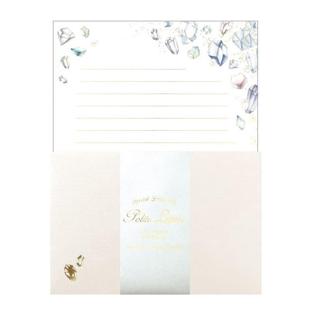 Gemstone Crystals 'Polite Letters' Letter Writing Set