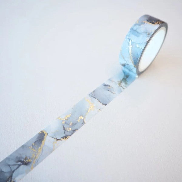 Gray Marble Gold Foil Washi Tape World Craft