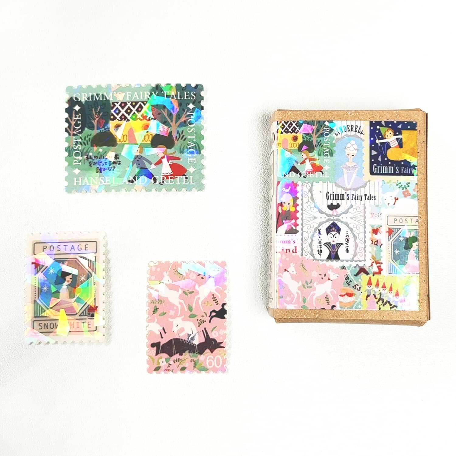 Hansel & Gretel Grimm's Fairy tales 1 Kirapika matchbox flake stickers | Shinzi Katoh