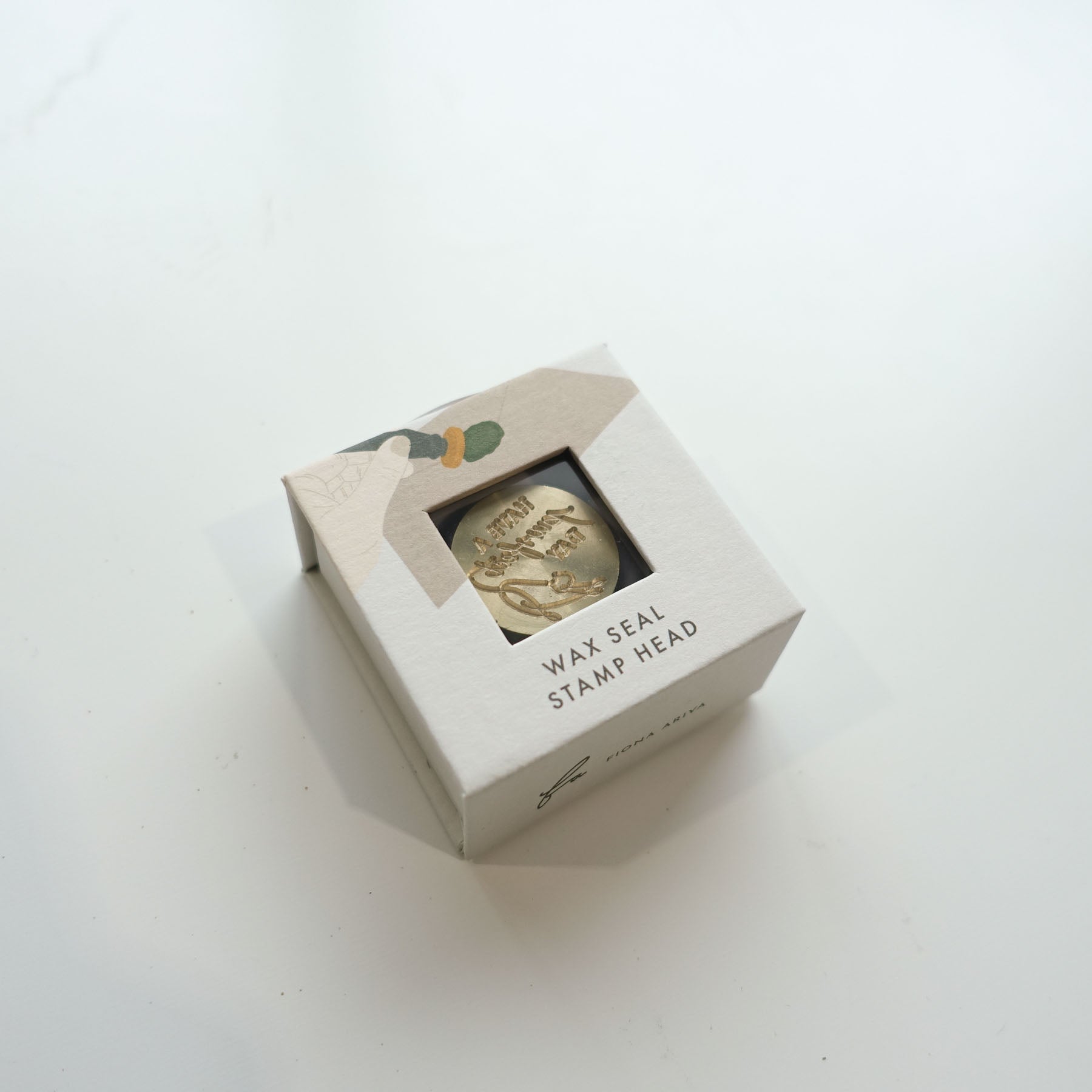 Have a purrfect day cute cat wax seal stamp head fiona ariva australia