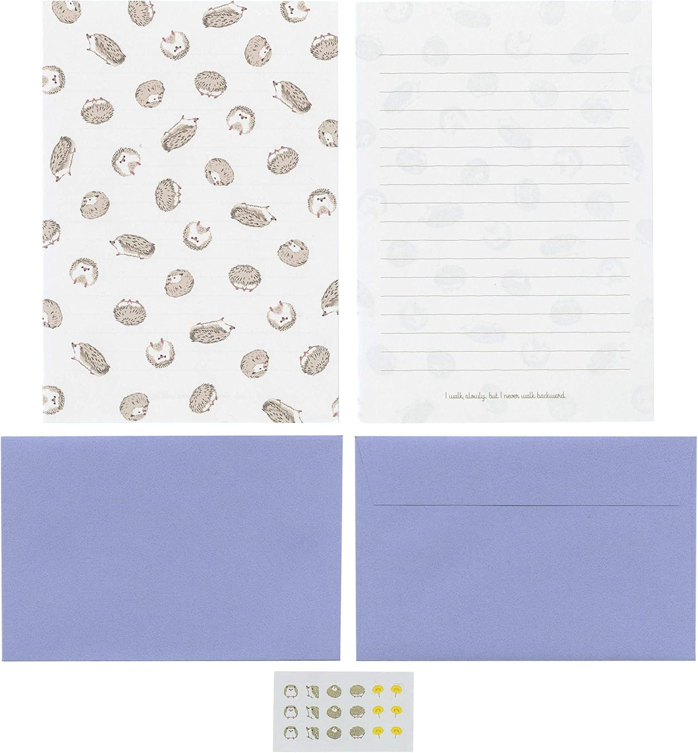 Hedgehog 'Mite' Letter Writing Set