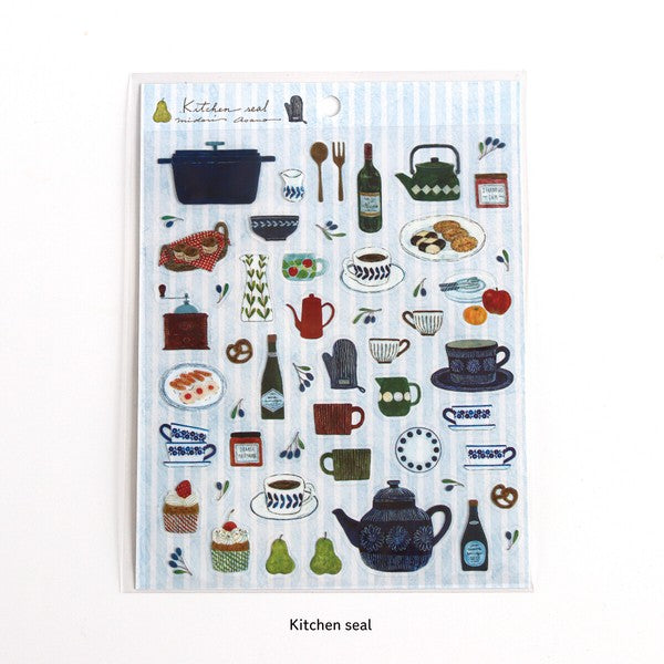 Kitchen Seal 'Midori Asano' Cozyca Stickers Sheet
