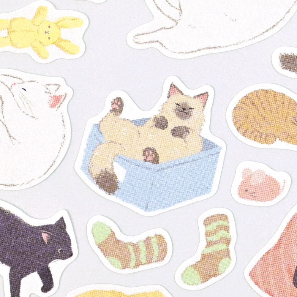 Kittens Bedtime 'Nyan Tom' Stickers Sheet