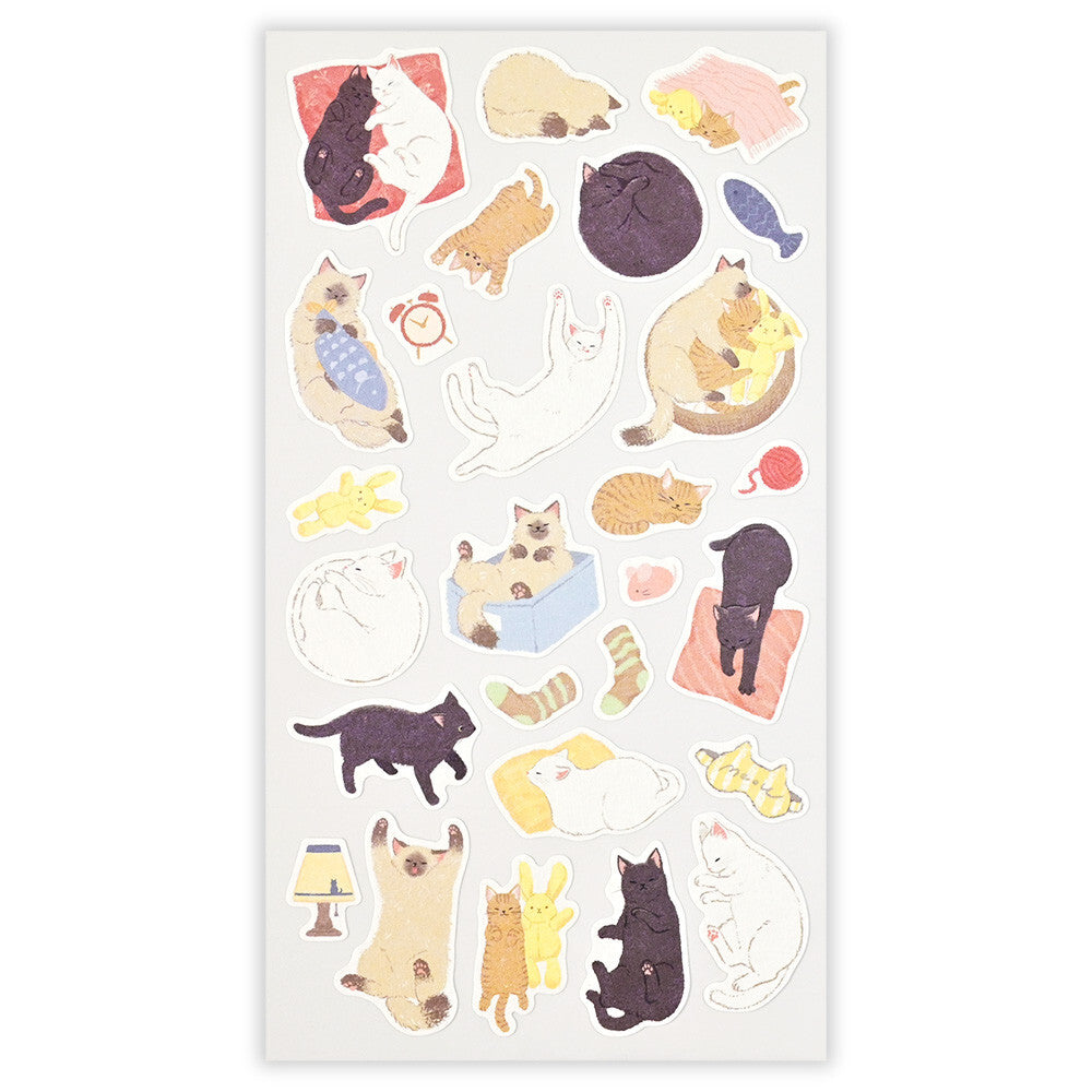 Kittens Bedtime 'Nyan Tom' Stickers Sheet