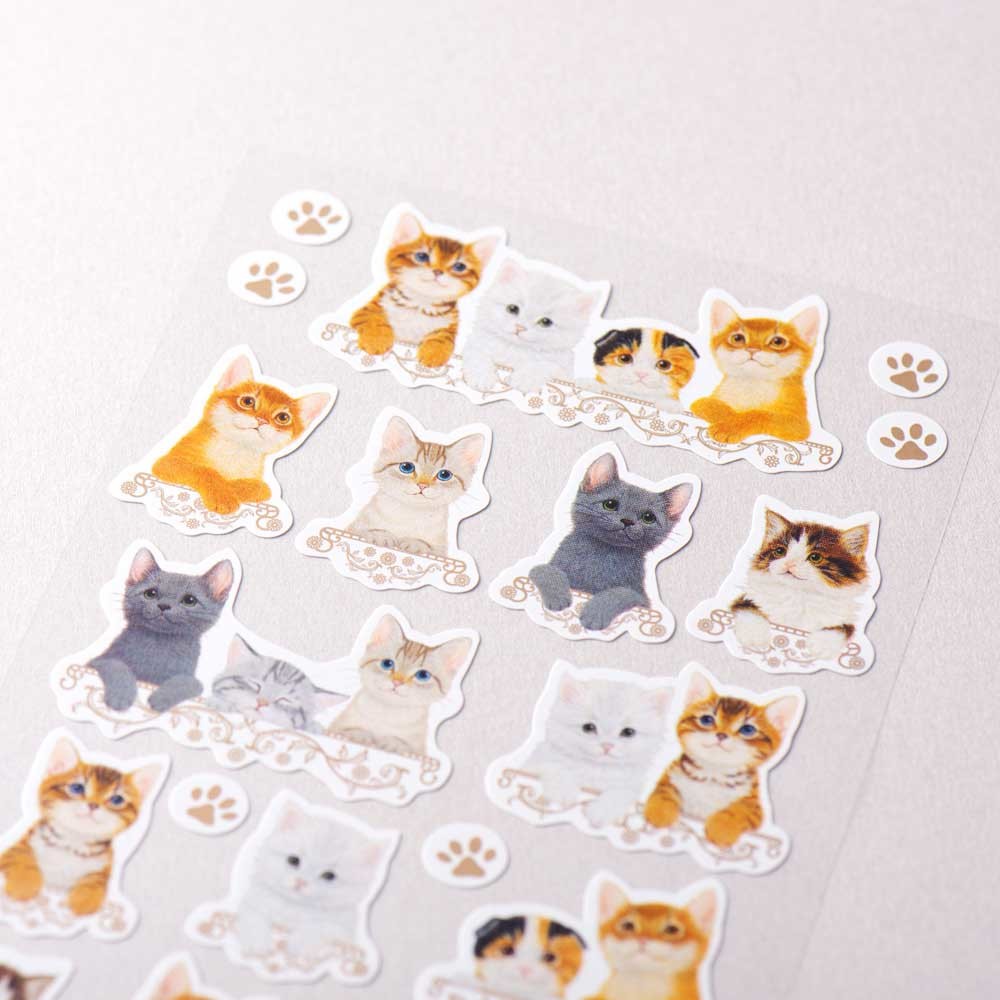 Kittens | 'Foron' Cute & Elegant | Stickers Sheet