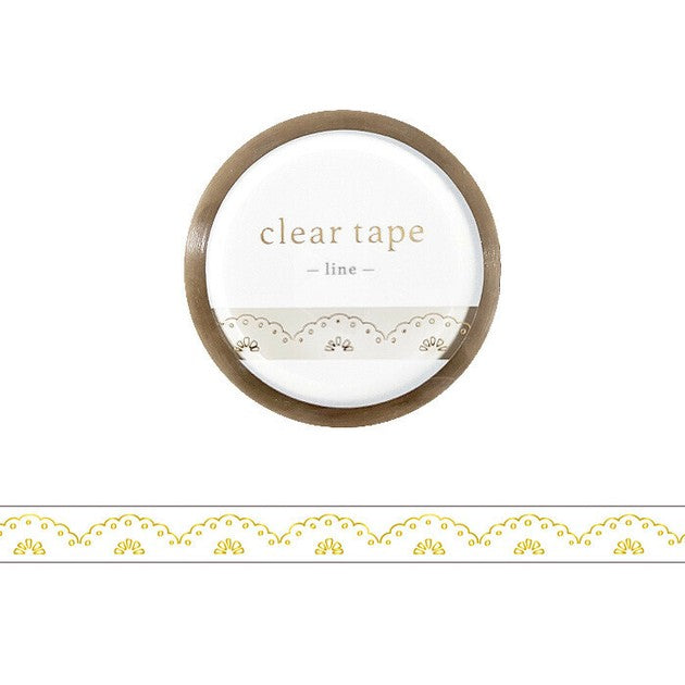 Lace 'Line' Series | Clear Washi Tape 7mm | Mind Wave