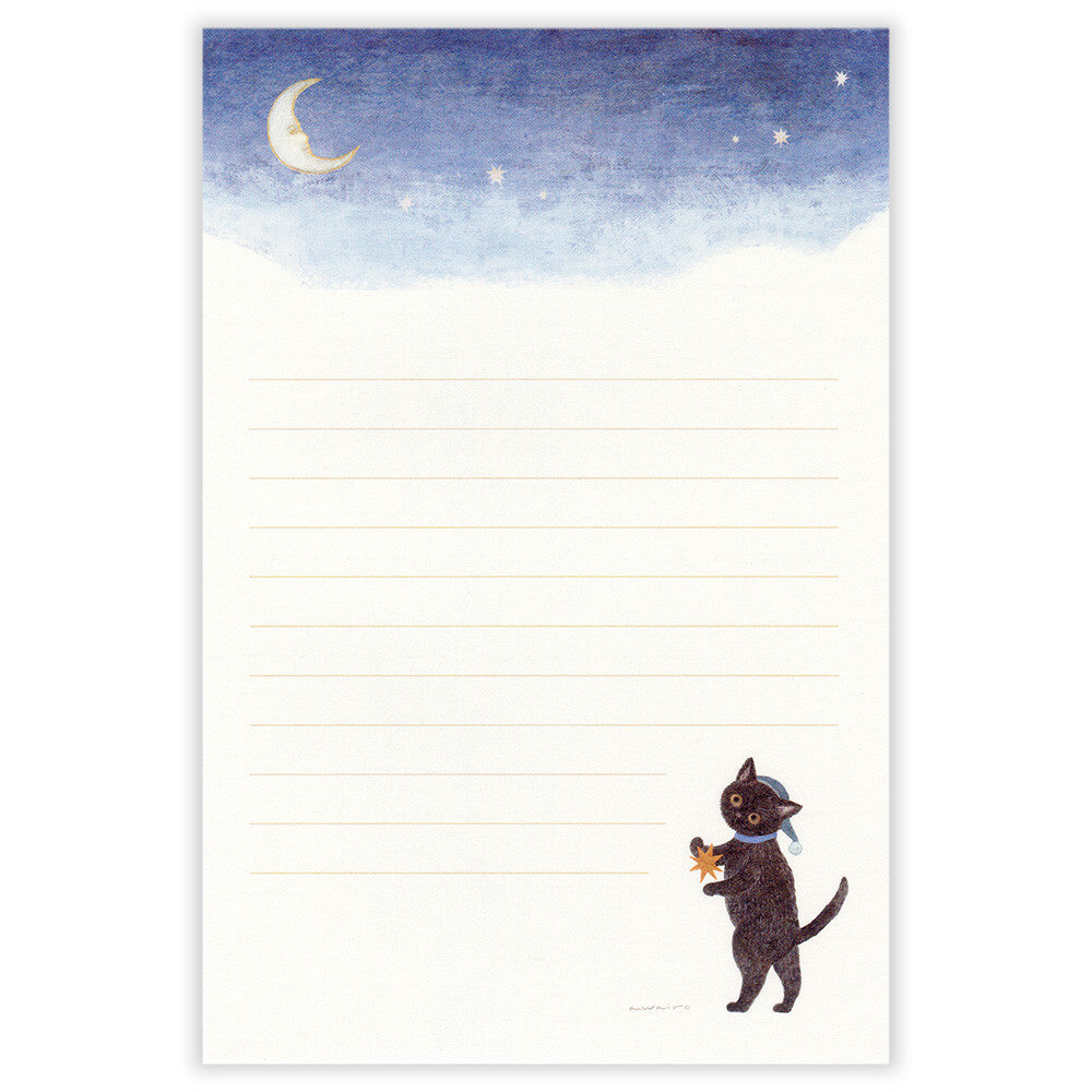 Letter Writing Pad | A Story Of The Cat Who Stays Up Late 'Ressa'