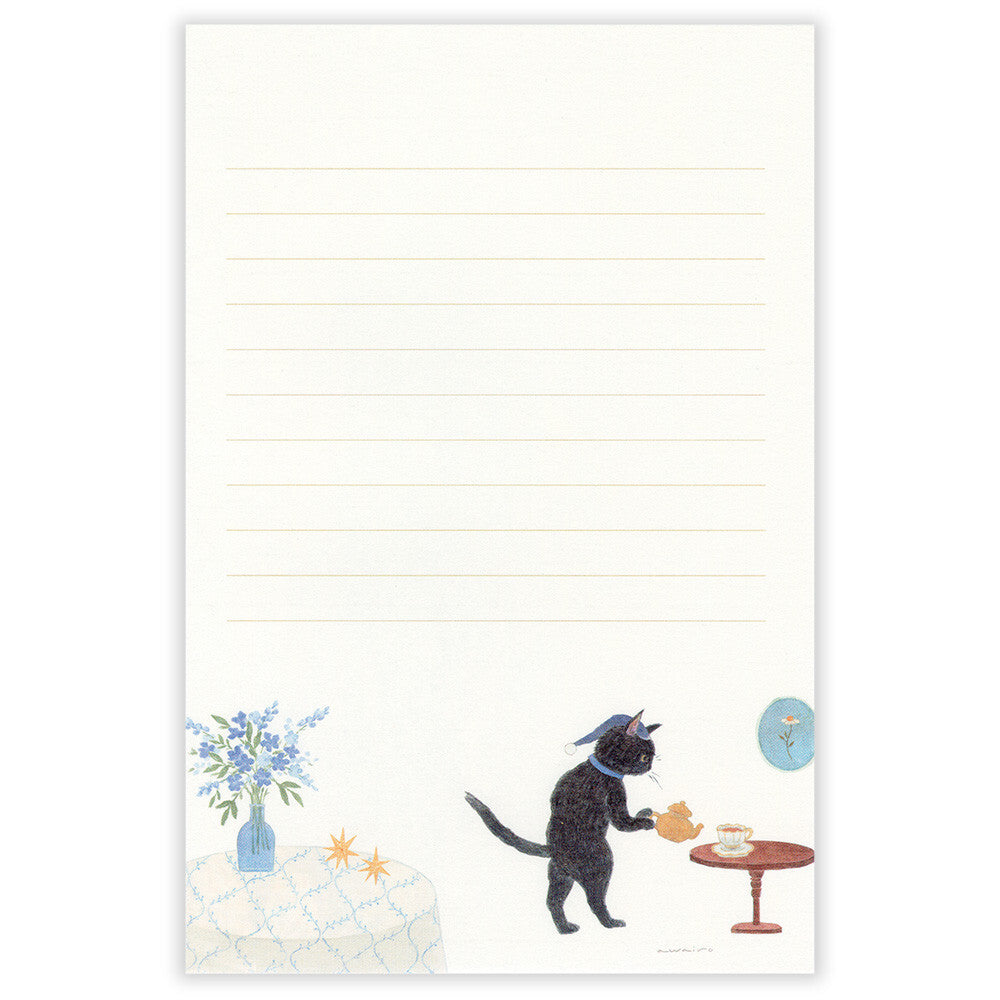 Letter Writing Pad | A Story Of The Cat Who Stays Up Late 'Ressa'