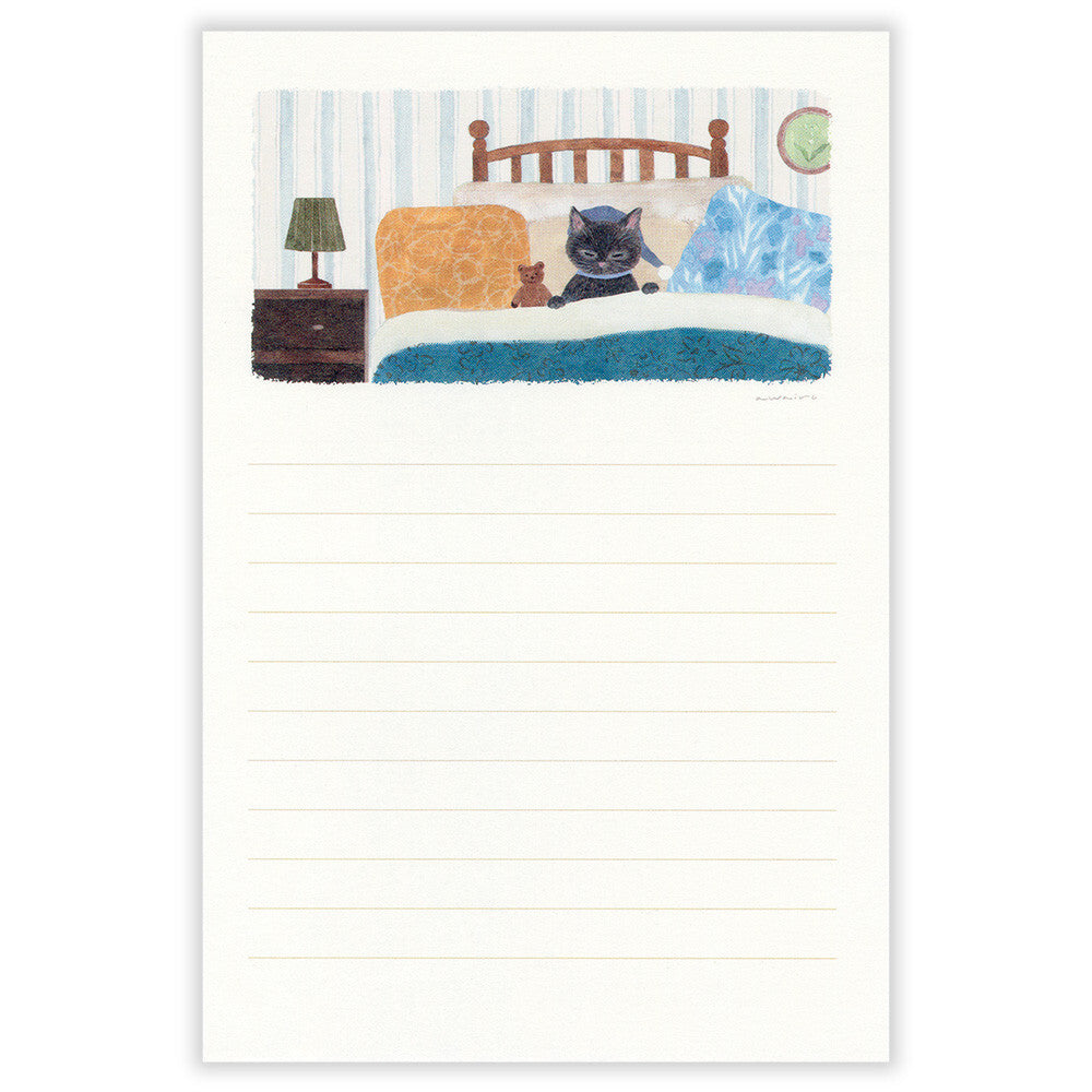 Letter Writing Pad | A Story Of The Cat Who Stays Up Late 'Ressa'
