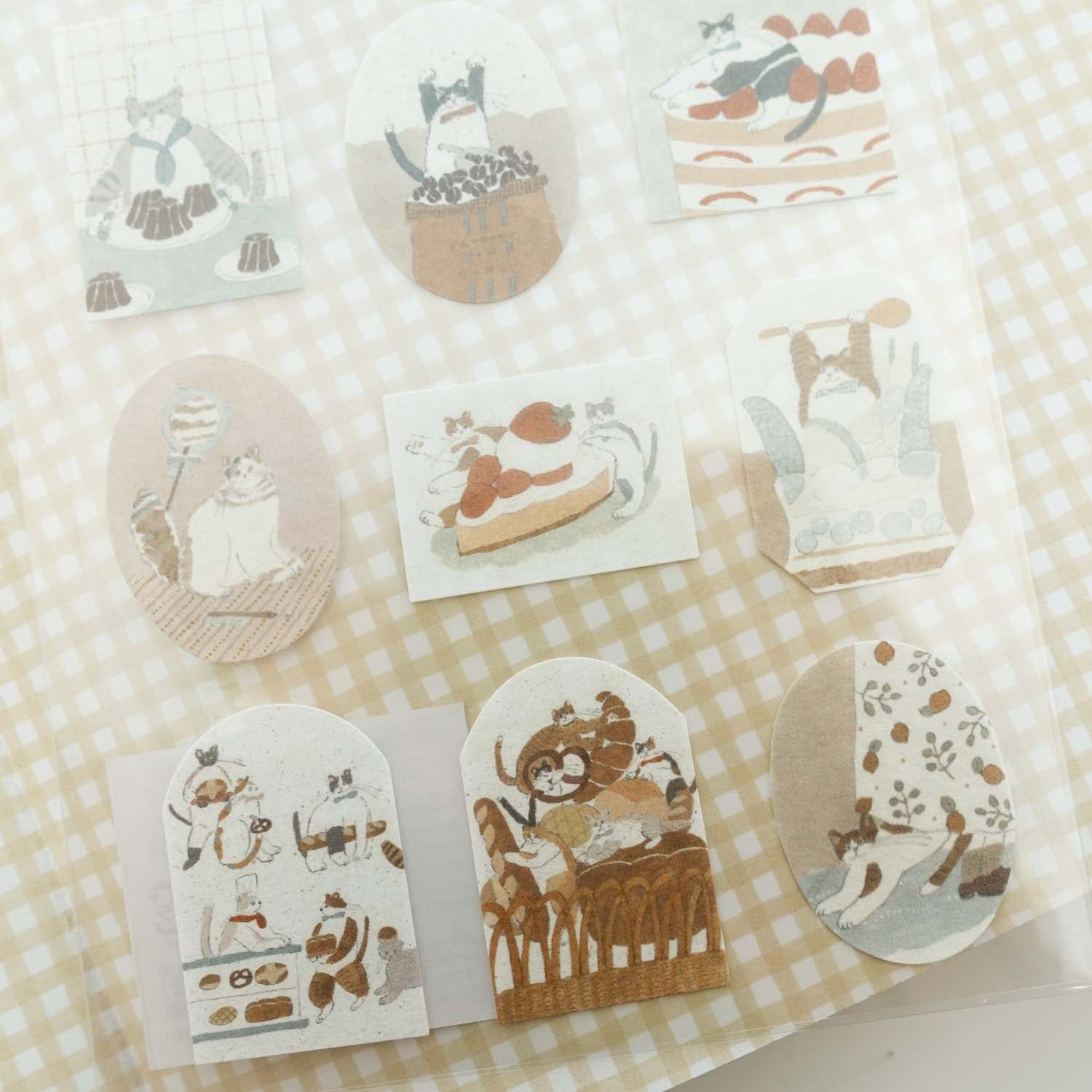 Life of Cat & Food | Shoichiro Tobimatsu | Stickers Sheet