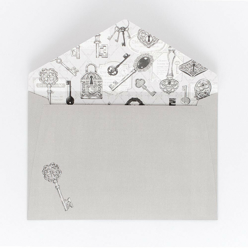 Locket & Key | 'Monomee' Monochrome Letter Writing Set