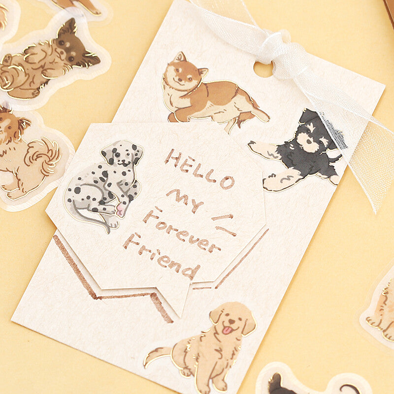 Lots of Dogs | Ippai | Planner Flake Stickers | BGM