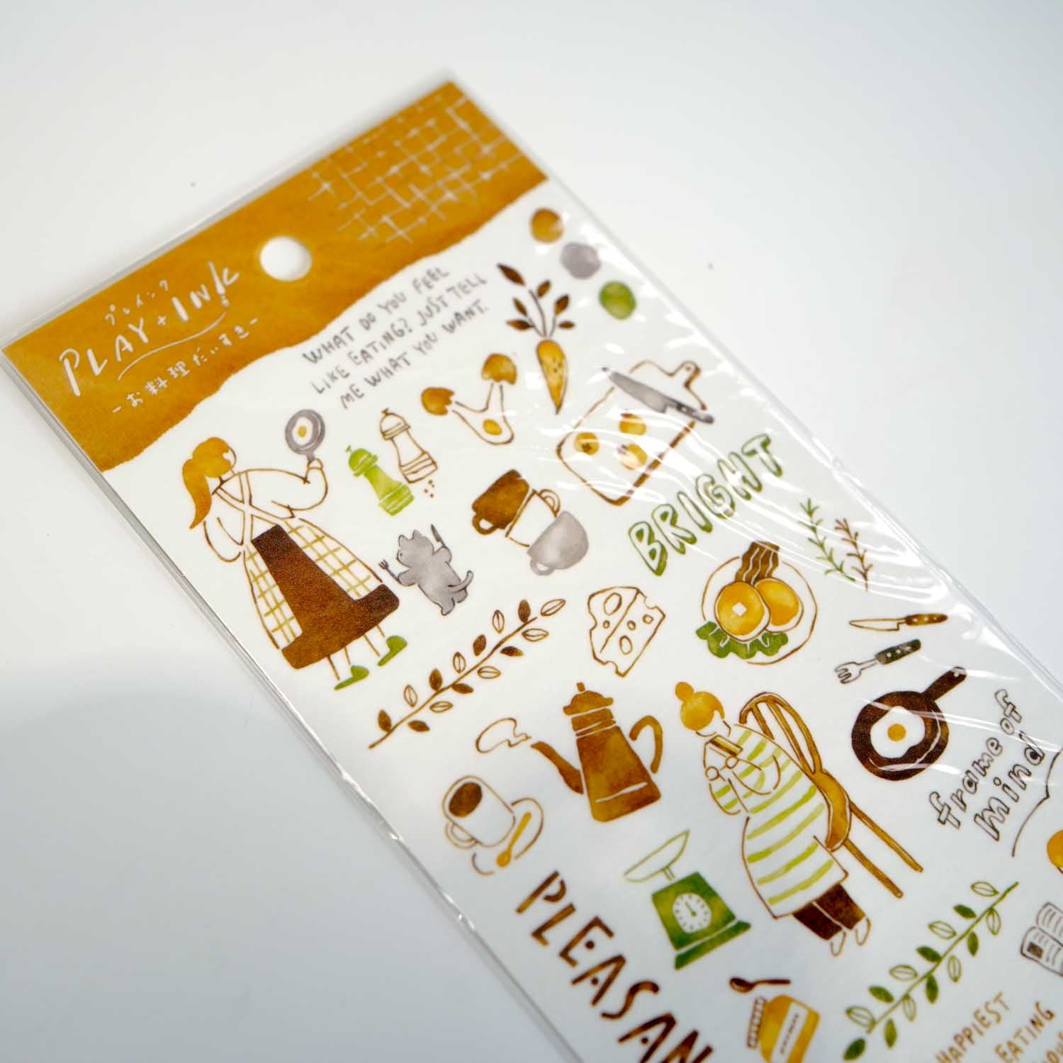 Love Cooking 'Play + Ink' Stickers Sheet